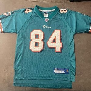 Vintage Reebok Miami Dolphins Chris Chambers Jersey Youth M Green NFL #84